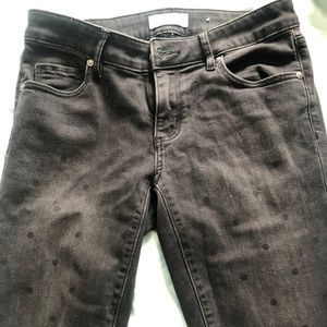 Black polka dot jeans